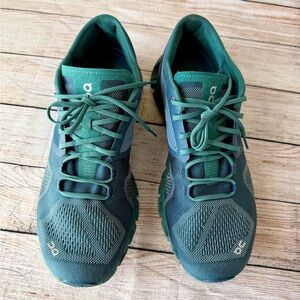 ON CLOUD X Men's Running/Training Shoes Storm Tide Blue/Green Color